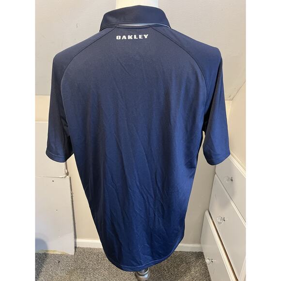 Oakley Regular‎ Fit Ohydrolix Men’s Large 3 Button Navy Blue - Picture 3 of 7